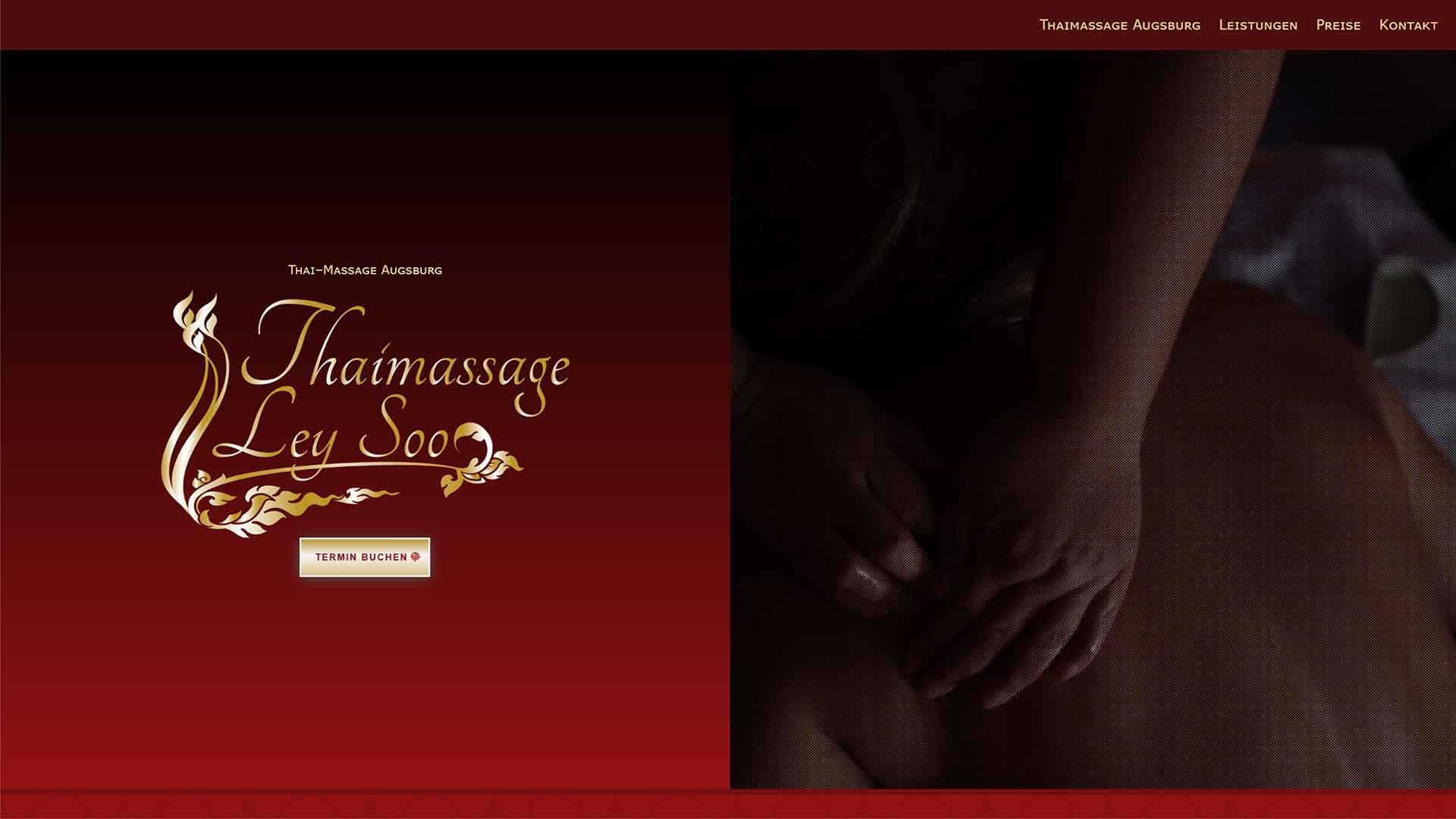 Referenzprojekt: Thaimassage Augsburg — Website von Konrad Griesser